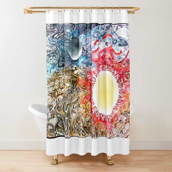 Earth Sky Heat Shower Curtain