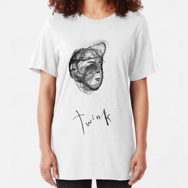 Gay Twink Sketch Slim Fit T-Shirt