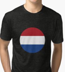 Netherlands Flag Tri-blend T-Shirt