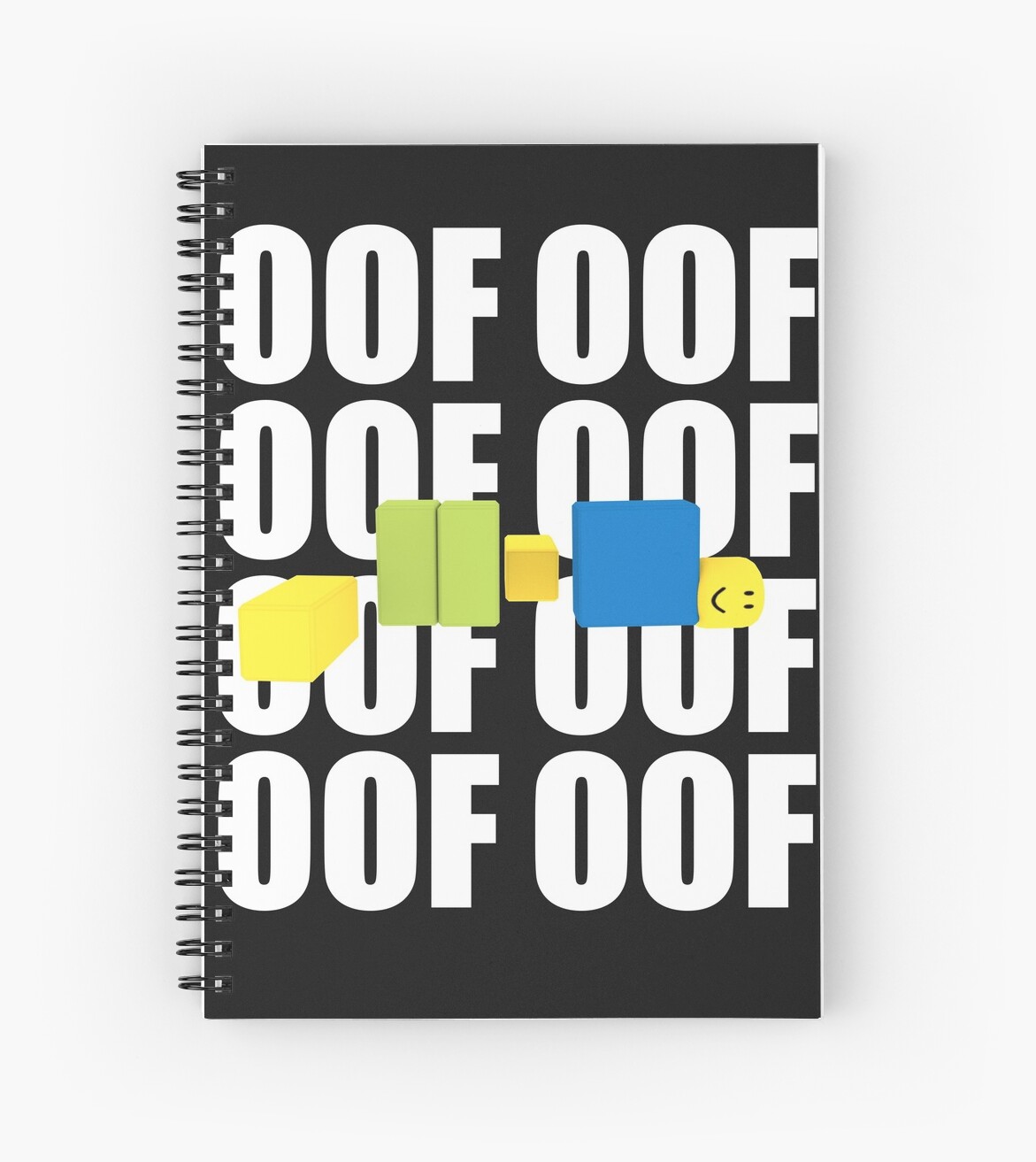 Roblox Oof Meme Funny Noob Gamer Gifts Idea Spiral Notebook By Smoothnoob Redbubble - 10 best roblox images roblox funny roblox memes roblox gifts