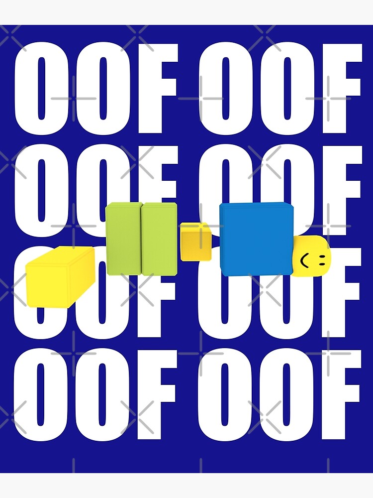 Roblox Oof Meme Funny Noob Gamer Gifts Idea Greeting Card By - roblox oof oof meme