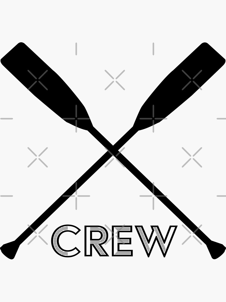 "Rowing Crew " Sticker by kudostees Redbubble
