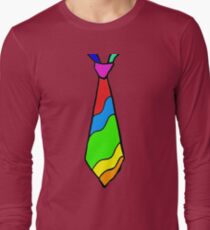 Rainbow Tie Long Sleeve T-Shirt