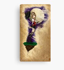 Skull girl two Canvas Print