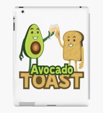 Avocado Toast Emoji JoyPixels Superfood Avocado saying iPad Case/Skin