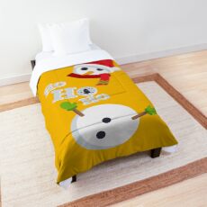 Emoji: Rolling snowman Comforter