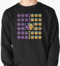 Devils and Angels Emoji JoyPixels Naughty and Nice Pullover Sweatshirt