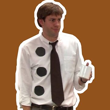 Three Hole Punch Jim - The Office Sticker for Sale by JumpingHelen