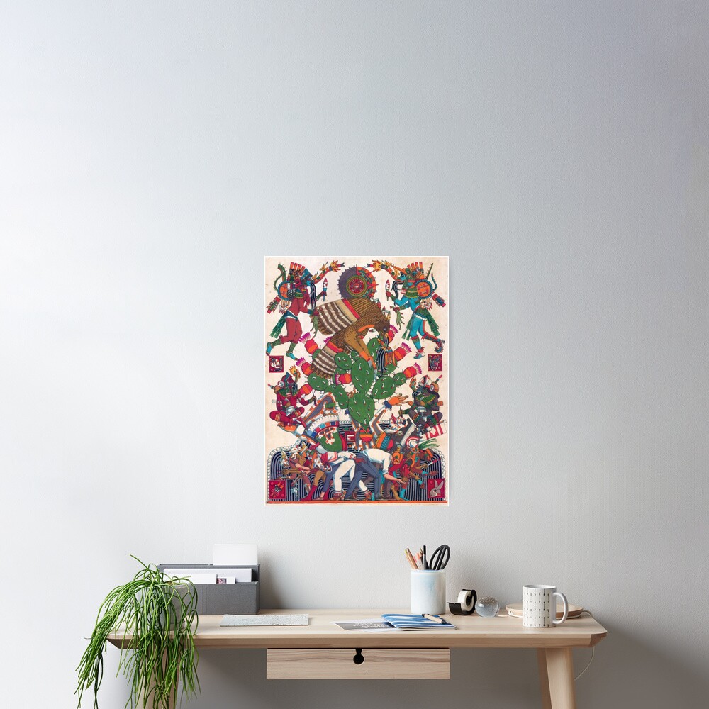 Teocalli Mexicana Poster