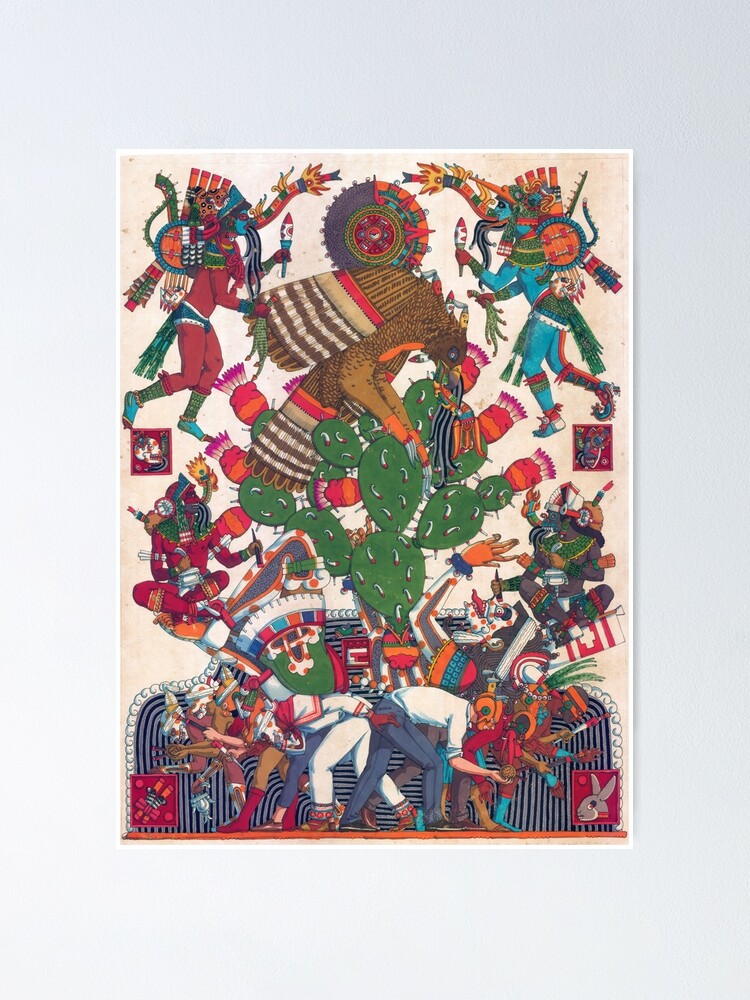 Alternate view of Teocalli Mexicana Poster