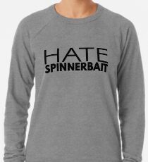 Hass-Spinnerbait (schwarzer Text) Leichter Pullover