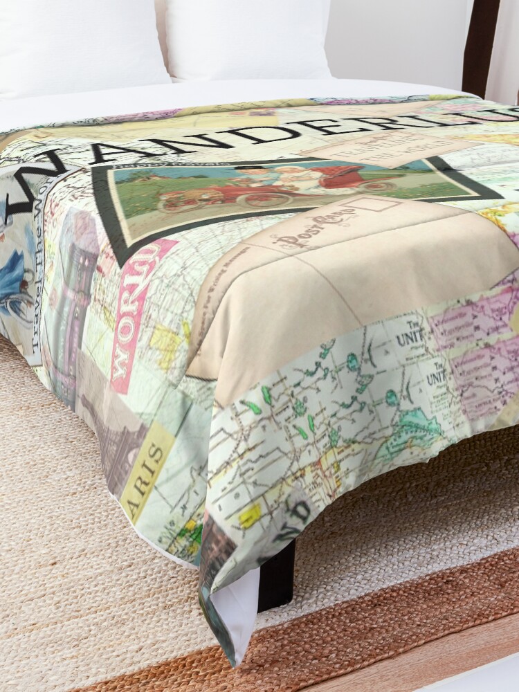 Alternate view of Wanderlust Travel Quote Comforter