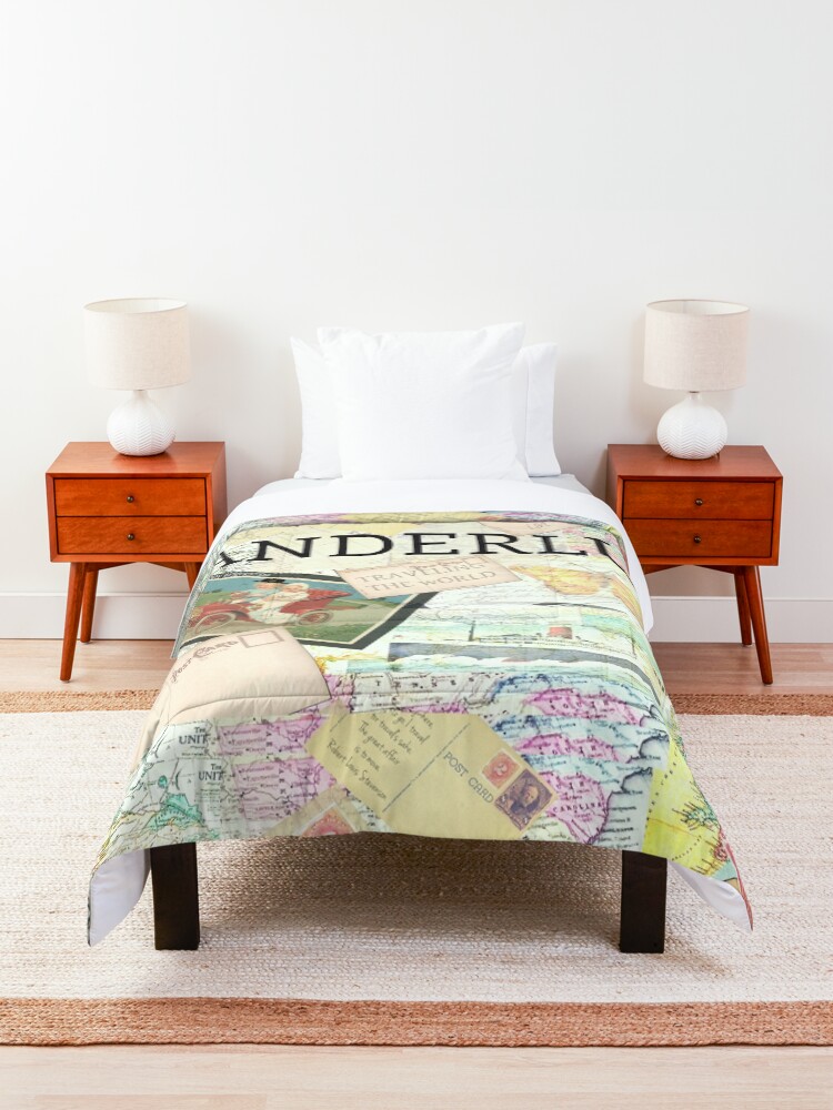 Alternate view of Wanderlust Travel Quote Comforter