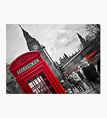 Telephone Booth in London Photographic Print
