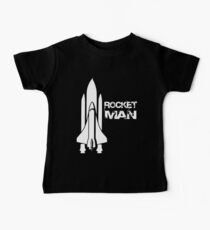 Rocket Man - White Baby Tee
