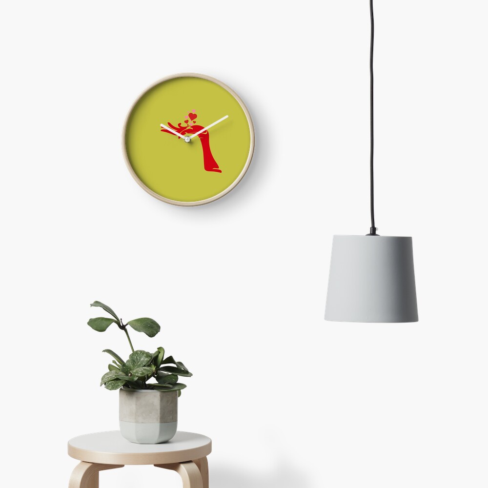 Devils heart's handfull Clock