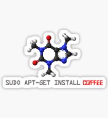 Coffee - Get Install Coffee Sticker