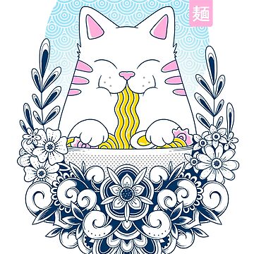 Artwork thumbnail, Ramen Cat by GODZILLARGE