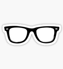 Pegatina Anteojos de nerd