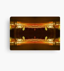 Pillars Of Light And battling sorcerers Canvas Print