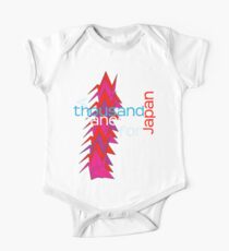 A Thousand Cranes for Japan 1 Short Sleeve Baby One-Piece