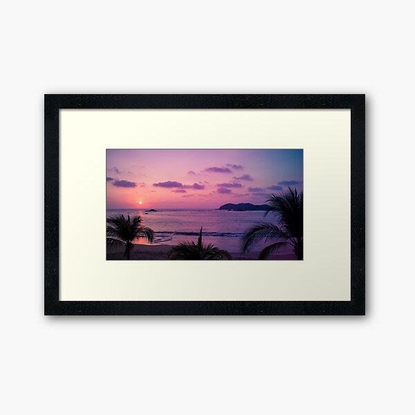 Zihuatanejo Mexico Framed Art Print