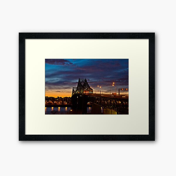 Pont Jacques-Cartier Montréal Framed Art Print