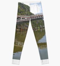 Kings Bridge and Cataract Gorge, Launceston Tas, Australia Leggings