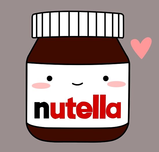 "Cute Nutella jar" Poster by cafebunny | Redbubble