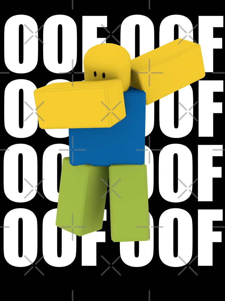 Roblox Oof Meme Funny Noob Head Gamer Gifts Idea Scarf By