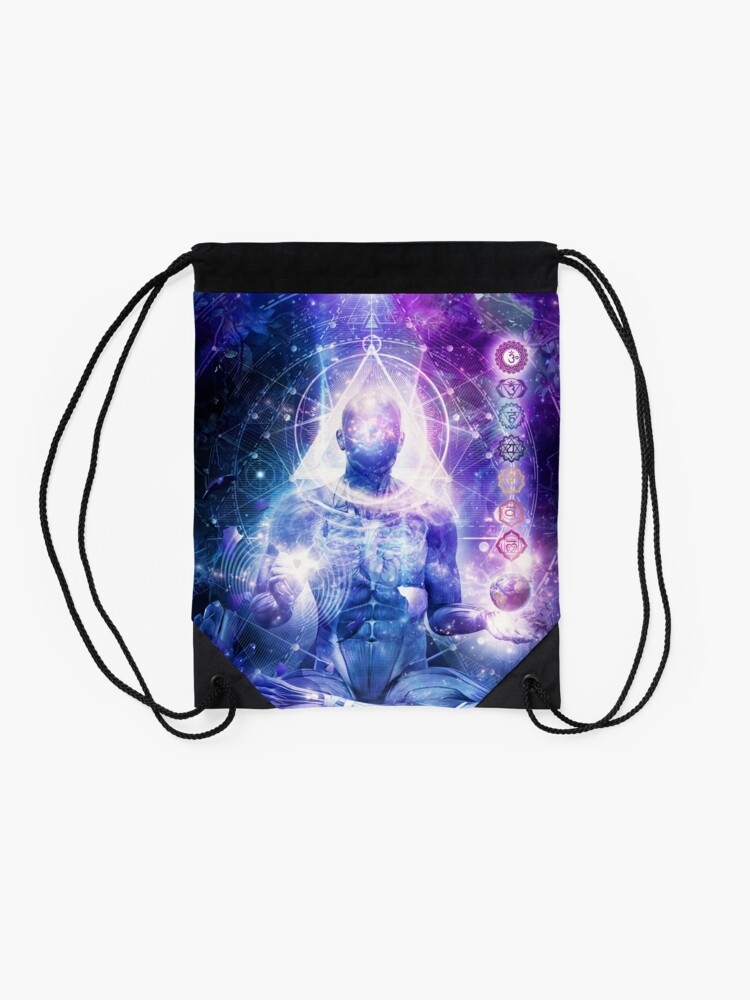 Alternate view of Mind Of Light Drawstring Bag