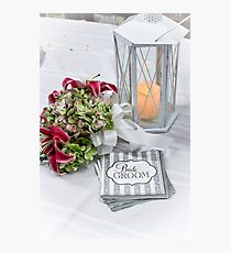 Bride & Groom Photographic Print