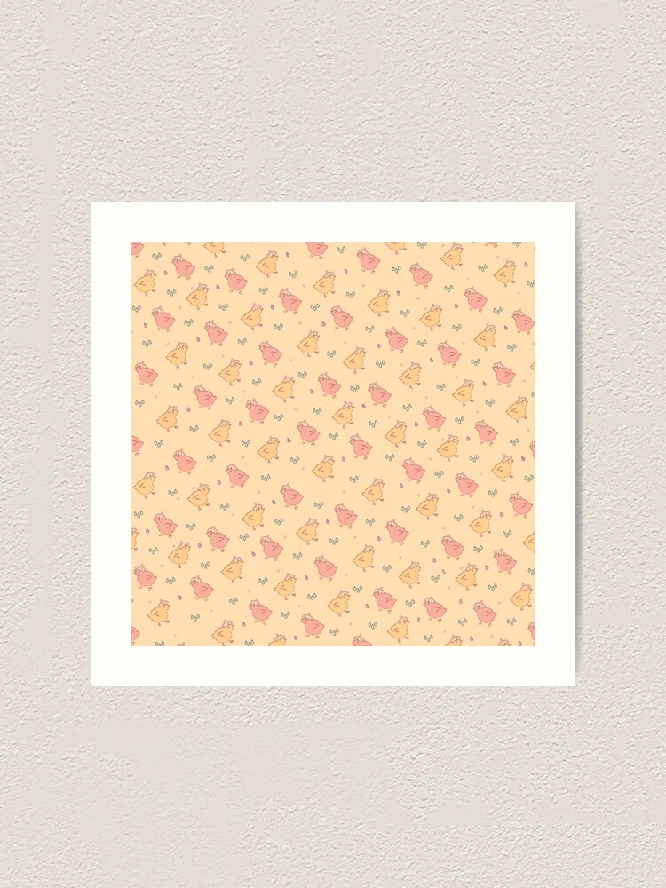 Alternate view of Shower Ducklings - Light Art Print