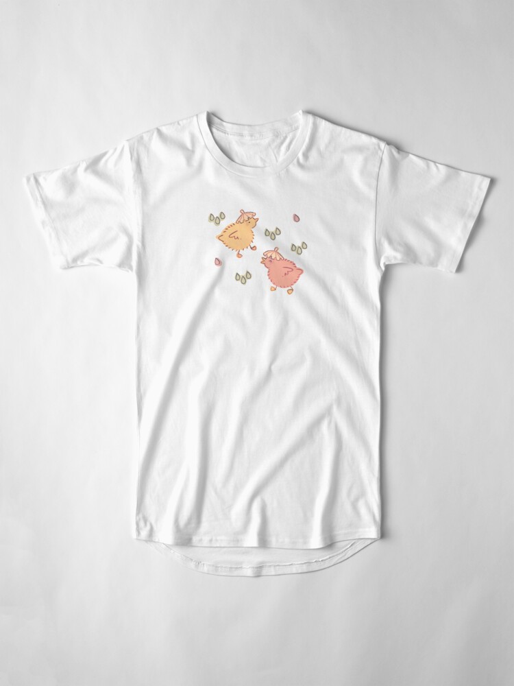 Alternate view of Shower Ducklings - Light Long T-Shirt