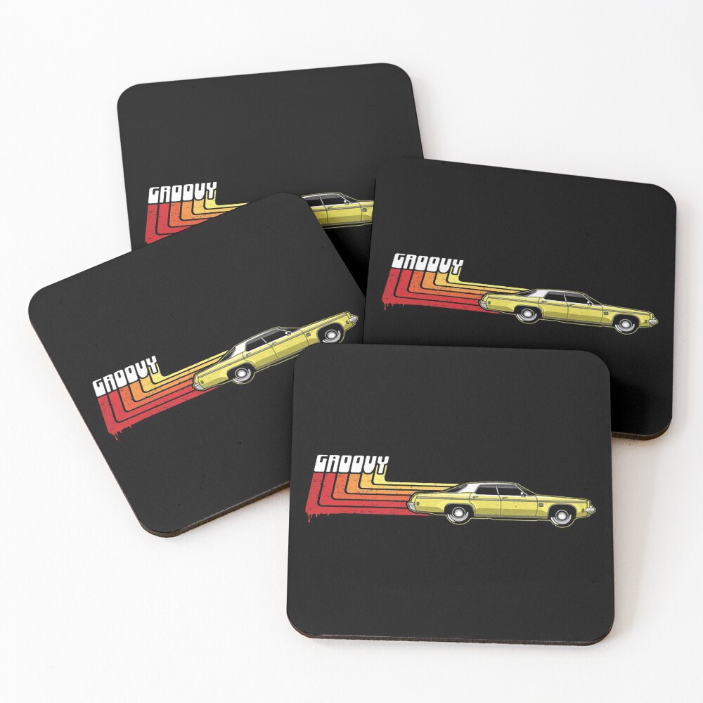 Groovy Coasters (Set of 4)