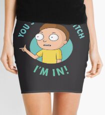 You Son of a Bitch, I'm In - Morty Mini Skirt