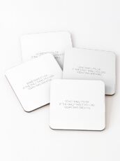 Breathe Phrase Coasters