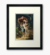 The Storm: No Face, No Name, No Memory Framed Print