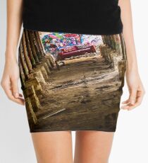 Abandoned Underground Factory Mini Skirt