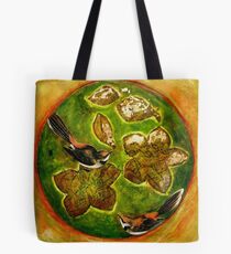 Green Collagraph 1 Tote Bag