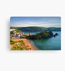 Hope Cove, Devon, England Canvas Print