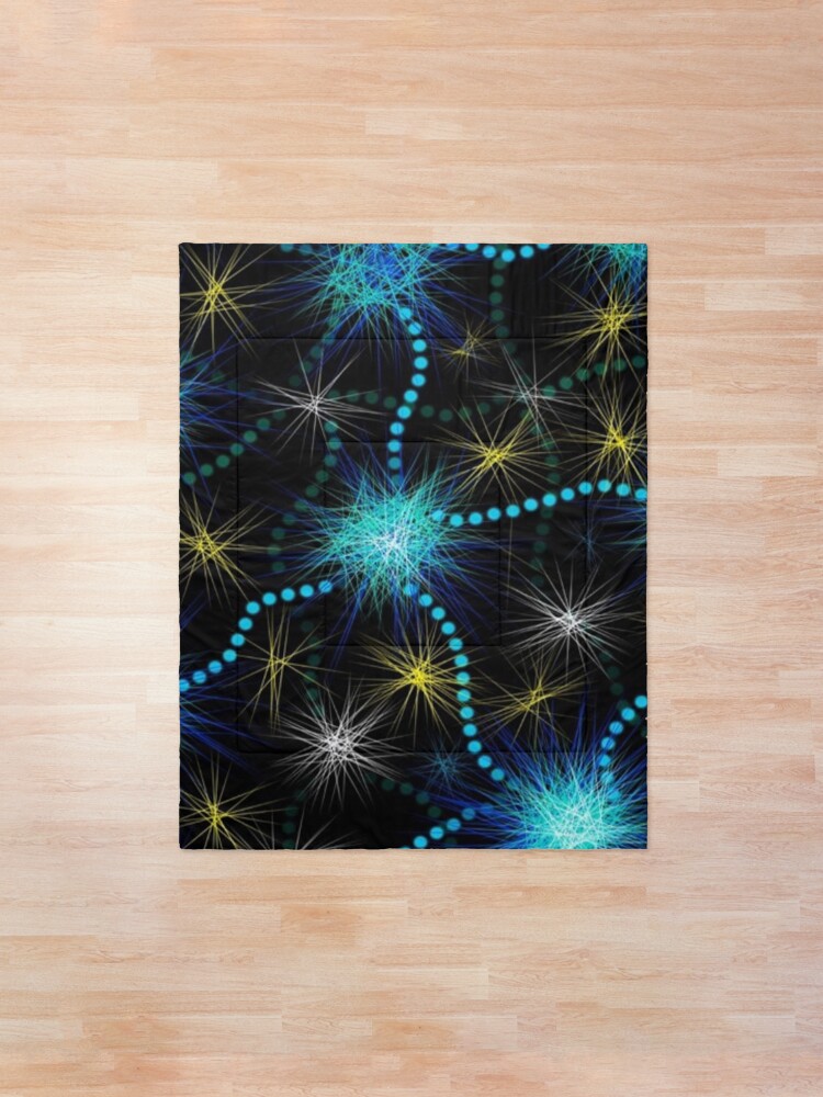 Alternate view of Travelling under the stars Comforter