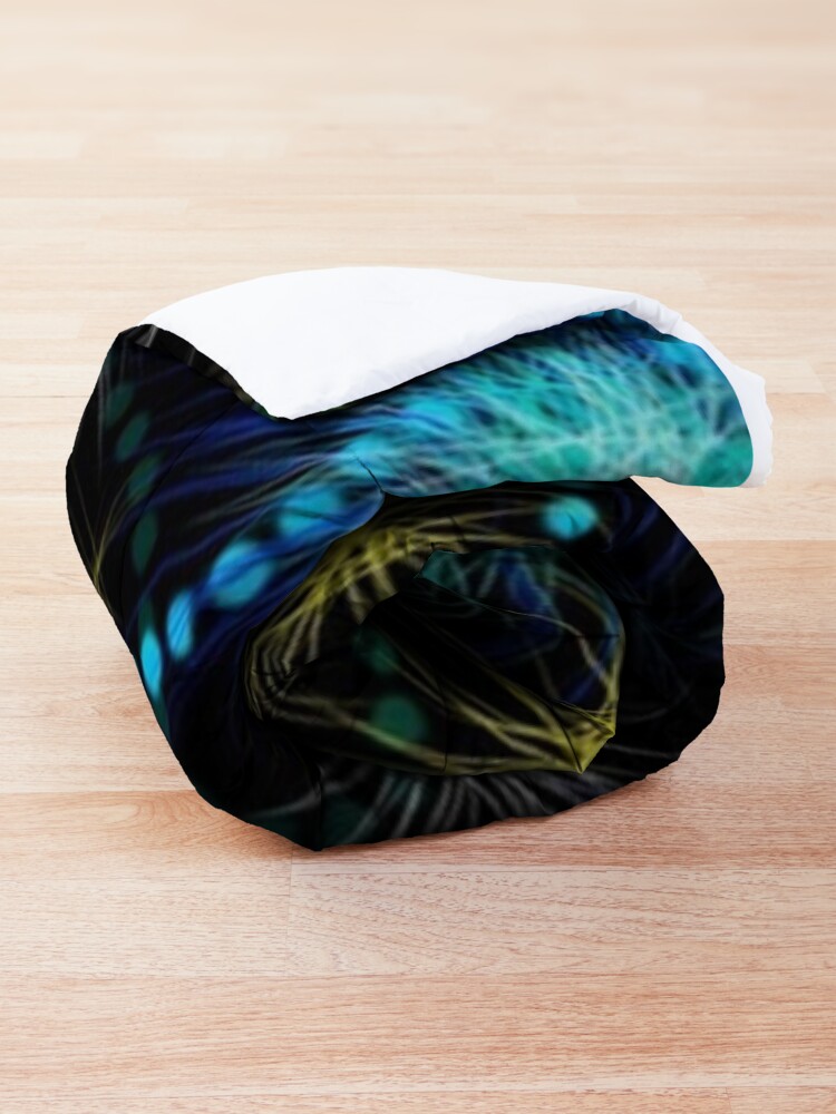 Alternate view of Travelling under the stars Comforter