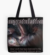 Creative, Talented & Ubknown Banner Tote Bag