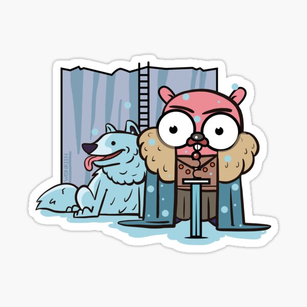 Gopher Snow Sticker