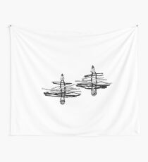 RIPPLES - earrings like festive trees - Wall Tapestry