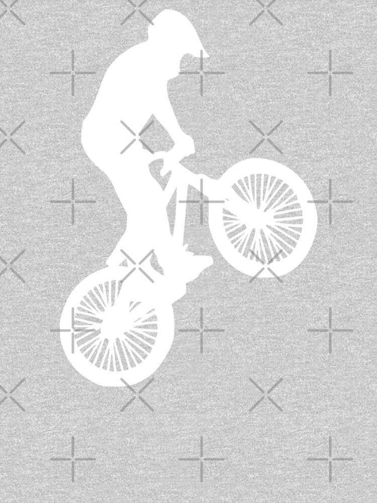 Inspired Biking (White on Black version) by realmatdesign
