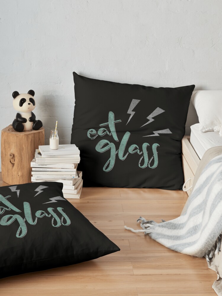 Alternate view of Eat Glass Floor Pillow