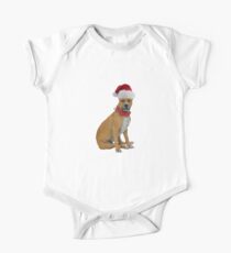 Staffordshire Bull Terrier Christmas One Piece - Short Sleeve