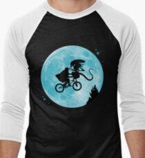 E.T. vs Aliens Men's Baseball ¾ T-Shirt